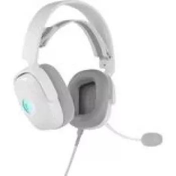Headset QPAD GAMIAC HS71 kabelgebundenes Kopfbügel-Headset USB Typ-C, ohrumschließend, 20–20000 Hz, 2,2 m Kabel, weiß