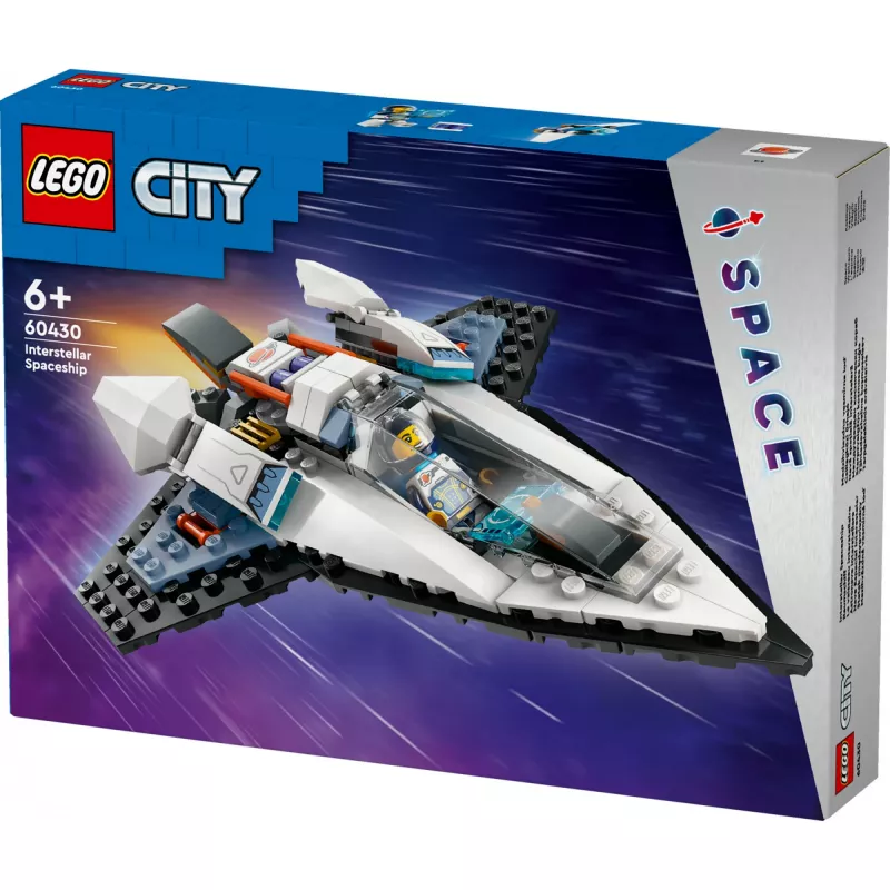 LEGO City Bauspielzeug Raumschiff 60430 — 240 Teile, 1 Minifigur, ab 6 Jahren, 170×220×40 mm