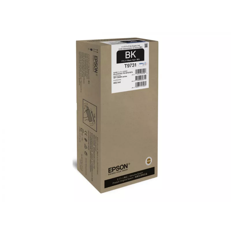 Tintenpack Epson WF‑C869R Schwarz XL Original-Tintenpack, hohe Reichweite bis zu 7.000 Seiten