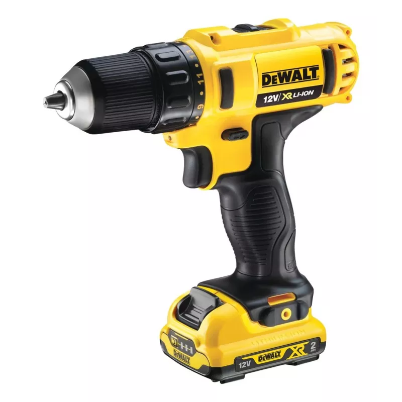 DeWALT DCD Schlüsselloser 10,8V Akku-Bohrschrauber Li-Ion, Eurostecker