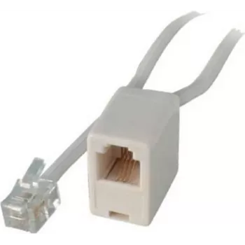 Modulares RJ-ISDN-Telefonverlängerungskabel ShiverPeaks 70226-8/4W mit 8/4 Western-Stecker