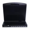 Rack-Konsole VALUE 26.99.0162 — 17 Zoll (43,2 cm) 1280x1024 1U, USB-Tastatur/Maus, Schwarz