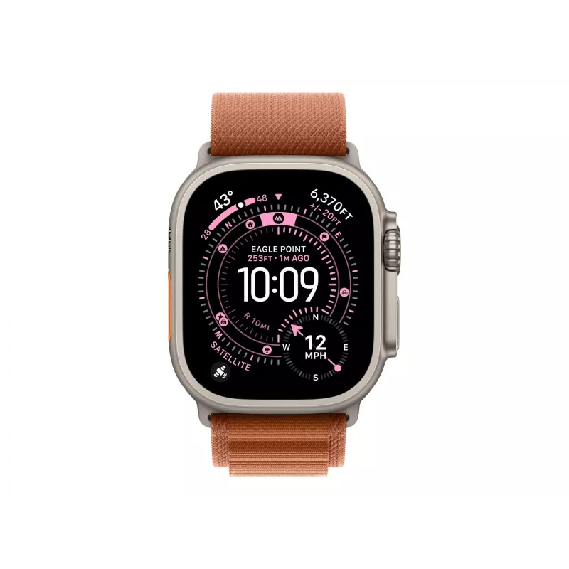 Band Apple MFTD4ZM/A Smartwatch-Zubehör Braun Titan Polyester Elasthan