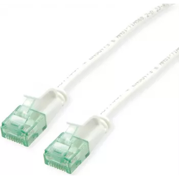 ROLINE RM UTP Patchkabel Kat.6A/Kl. EA schlank Weiß 0,3 m - UTP (21.45.3461)