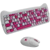 Kabelloses Tastatur- und Maus-Set CANYON HSET-W6 Pink Kitty Edition