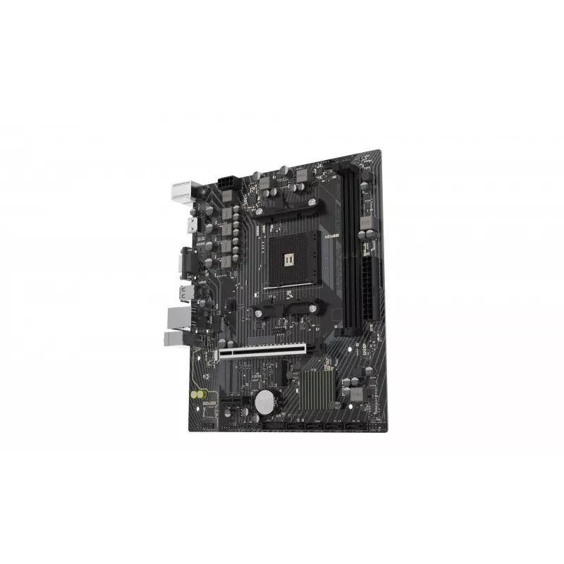 Micro-ATX-Mainboard Sapphire A520M-E für Sockel AM4, AMD A520-Chipsatz, 2x DDR4 DIMM, max. 64 GB, PCIe 3.0 x16/x1, SATA III, Gigabit LAN