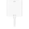 DisplayPort-auf-DVI-Adapterkabel Sharkoon 0,15 m weiß — DisplayPort 1.2 auf DVI