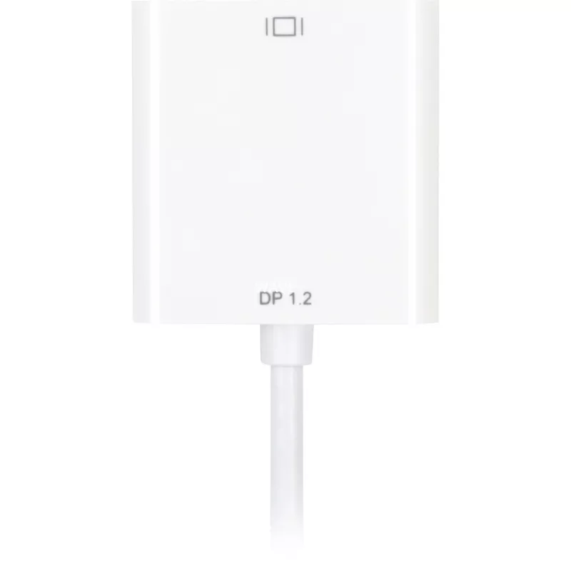 DisplayPort-auf-DVI-Adapterkabel Sharkoon 0,15 m weiß — DisplayPort 1.2 auf DVI