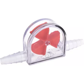Alphacool Eisfluegel Durchflussanzeiger Rot 6-11mm - Acryl (17357)