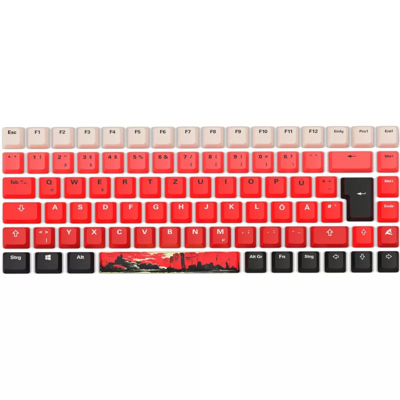 Mechanische Gaming-Tastatur Sharkoon SKILLER SGK50 S3 Rot/Schwarz mit RGB-Beleuchtung