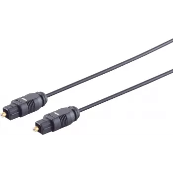 Audio-Kabel S/CONN 69002-15 15m TOSLINK Schwarz