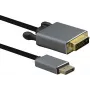 DisplayPort-zu-DVI-Kabel helos 1,0 m – digitale Videoverbindung, Single-Link-DVI-kompatibel