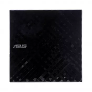 Externes DVD±RW-Optiklaufwerk ASUS SDRW-08D2S-U Lite, USB 2.0, schwarz, 24x CD / 8x DVD, 142×142×20 mm
