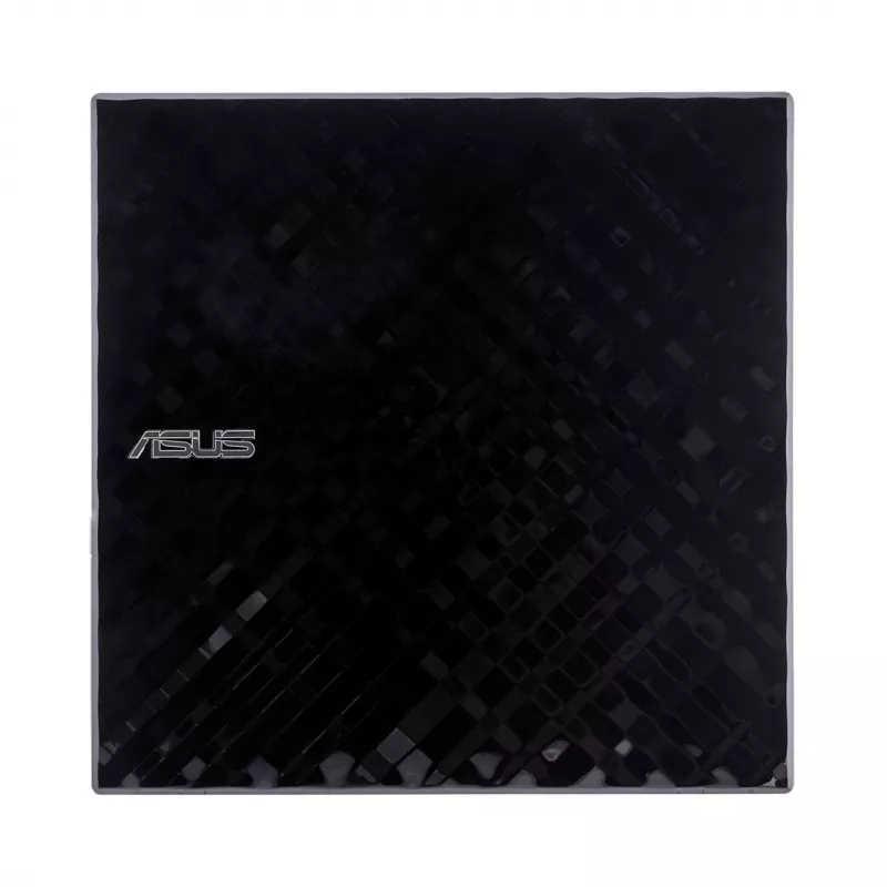 Externes DVD±RW-Optiklaufwerk ASUS SDRW-08D2S-U Lite, USB 2.0, schwarz, 24x CD / 8x DVD, 142×142×20 mm