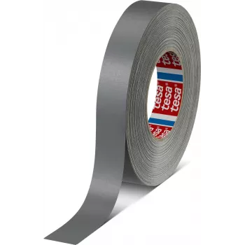 Tesa Textilklebeband 04651 25 m x 50 mm, grau, Gewebeklebeband