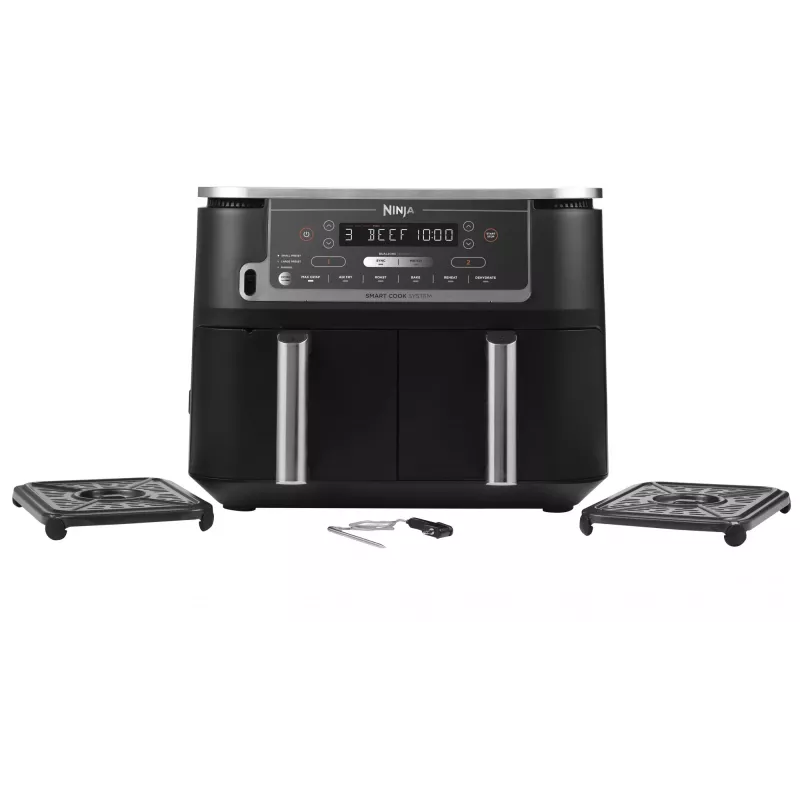 Ninja AF451EU Heißluftfritteuse Single 9,5 L 2470 W Schwarz