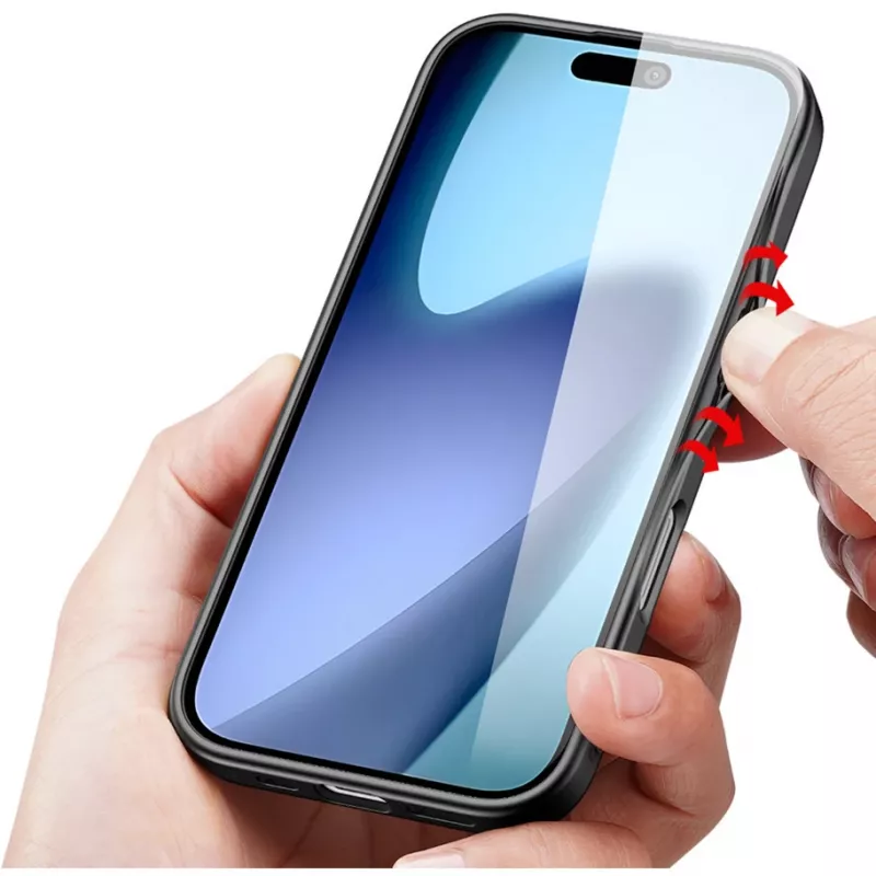 Schutzhülle Nevox StyleShell NYLO für iPhone 17, 6,3 Zoll, schwarz
