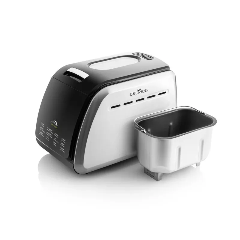 ETA | Brotbackautomat | Delicca II ETA714990030 | Leistung 850 W | Programme 12 | Display Ja | Schwarz/Edelstahl