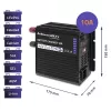 Qoltec Smart Monolith Batterieladegerät für LiFePO4 AGM GEL SLA-Batterien | 10A | 12V