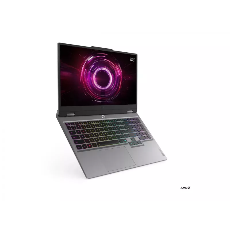 Laptop Lenovo LOQ Ryzen 5, 15,6 Zoll FHD IPS 144Hz, 16GB RAM, 512GB SSD, NVIDIA RTX 5050 8GB, Windows 11 Home (Luna Grey)