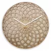NeXtime Uhr 3150be Sun Small, Ø35 cm, Wand, Beige