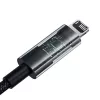 Baseus Gem USB-zu-IP 2,4A Schnellladekabel 2 m Schwarz