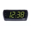 Weckerradio Adler AD 1121 — Weckerradio, FM/AM-Tuner, LED-Anzeige, Batterie-Backup, schwarz