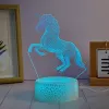 Manta SNL116RGB RGB 3D Pferde Deko LED-Lampe