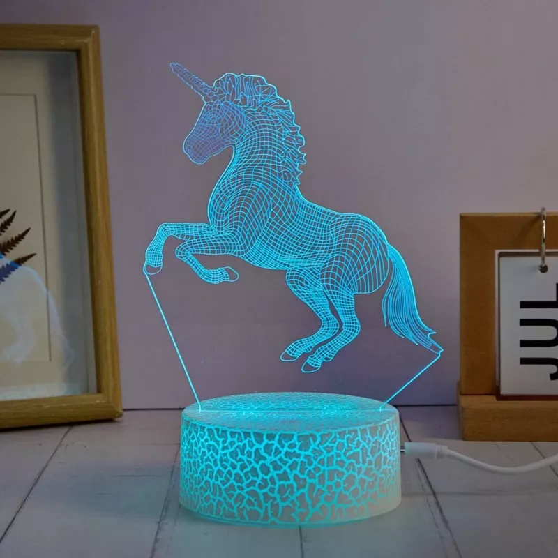Manta SNL116RGB RGB 3D Pferde Deko LED-Lampe