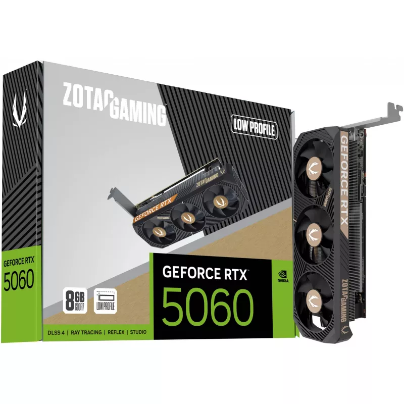Zotac GAMING GeForce RTX 5060 Low Profile 8 GB GDDR7 Grafikkarte