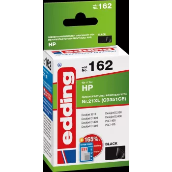 EDDING EDD-162 - Kompatibel - Schwarz - HP - Einzelpackung - HP Deskjet 3910 HP Deskjet 3920 HP Deskjet 3930 HP Deskjet 3940 HP Deskjet D1300 Serie HP