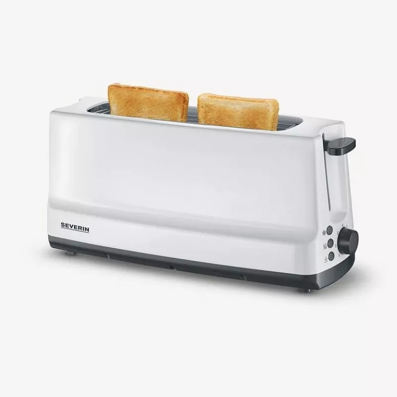 Severin AT 2232 Toaster 2 Scheiben 800 W Grau, Weiß
