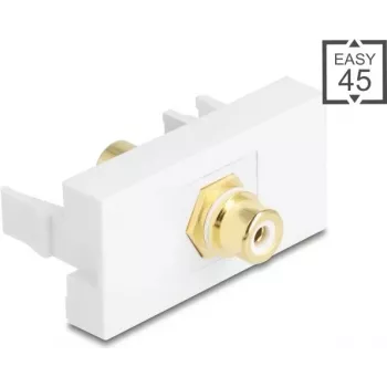 Cinch-Stecker DELOCK Easy 45 Modell 90861, vergoldet
