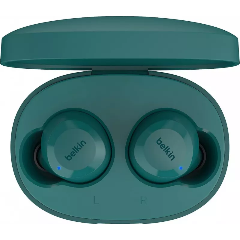 Belkin SoundForm Bolt Headset Kabellos In-Ear Anrufe/Musik/Sport/Alltag Bluetooth Teal