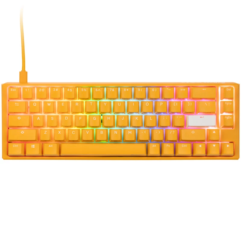Ducky One 3 Gelb SF Tastatur Gaming USB QWERTY US-Englisch
