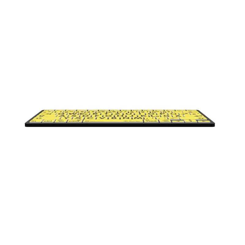 Logickeyboard LKB-LPBY-BTON-DE Tastatur Bluetooth QWERTZ Deutsch Schwarz - Gelb (LKB-LPBY-BTON-DE)