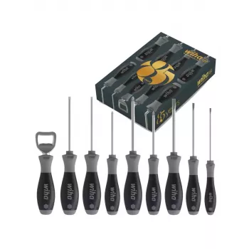 Schraubendreher-Set Wiha 46544 — 9-tlg. SoftFinish Limited Edition, isolierte Griffe