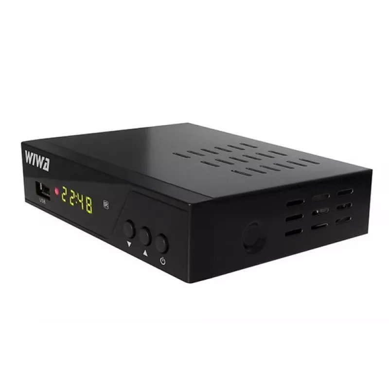 Terrestrischer HD-Digital-TV-Tuner WIWA H.265 PRO DVB-T/DVB-T2 — Full HD, H.265, HDMI, SCART, USB, Aufnahme