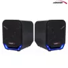 Lautsprecher Audiocore AC865, 2-Wege kabelgebunden, 2.0 Kanäle, 3 W, schwarz