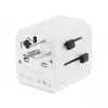 Universal-Reiseadapter GEMBIRD TPA-EU2A12-01-W 12W USB-Netzteil für internationale Steckdosen