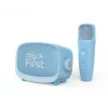 Tragbarer Kinderlautsprecher myFirst Voice 2 von myFirst — blau, batteriebetriebener kabelloser Lautsprecher mit Mikrofonunterstützung