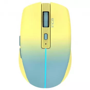Cian Technology GmbH INCA Maus IWM-511RS Blt+Wrls RGB Grundfarbe Gelb
