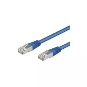 Wentronic Goobay CAT 5e Patchkabel, SF/UTP, Blau, 3 m - CCA Kupfer-Mix (68056)