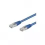 Wentronic Goobay CAT 5e Patchkabel, SF/UTP, Blau, 3 m - CCA Kupfer-Mix (68056)