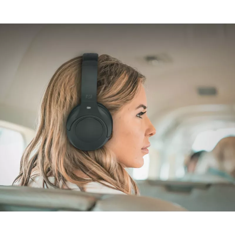 Kopfhörer muse M-295 ANC — kabellos, supra-aural, Bluetooth & USB-C, 20–20.000 Hz, 260 g, grau