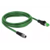 Netzwerkkabel DeLOCK 85438 RJ45 Ethernet Cat6 2m Schwarz