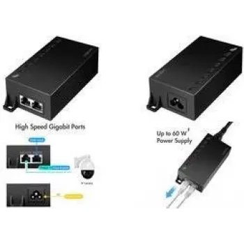 LogiLink POE007 PoE-Injektor 10/100/1000 Mbit/s IEEE 802.3bt, IEEE802.3af (15,4 W), IEEE802.3at (30 W)