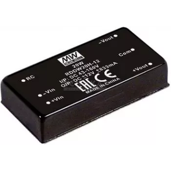 Netzteil MEAN WELL RDDW20G-12, 20 W, Eingang 18–75 V, Ausgang 12 V, RoHS