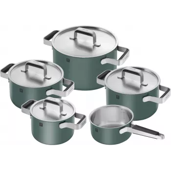 Kochset ZWILLING PURE 5-teilig Edelstahl induktionsgeeignet (MPN 1028854)