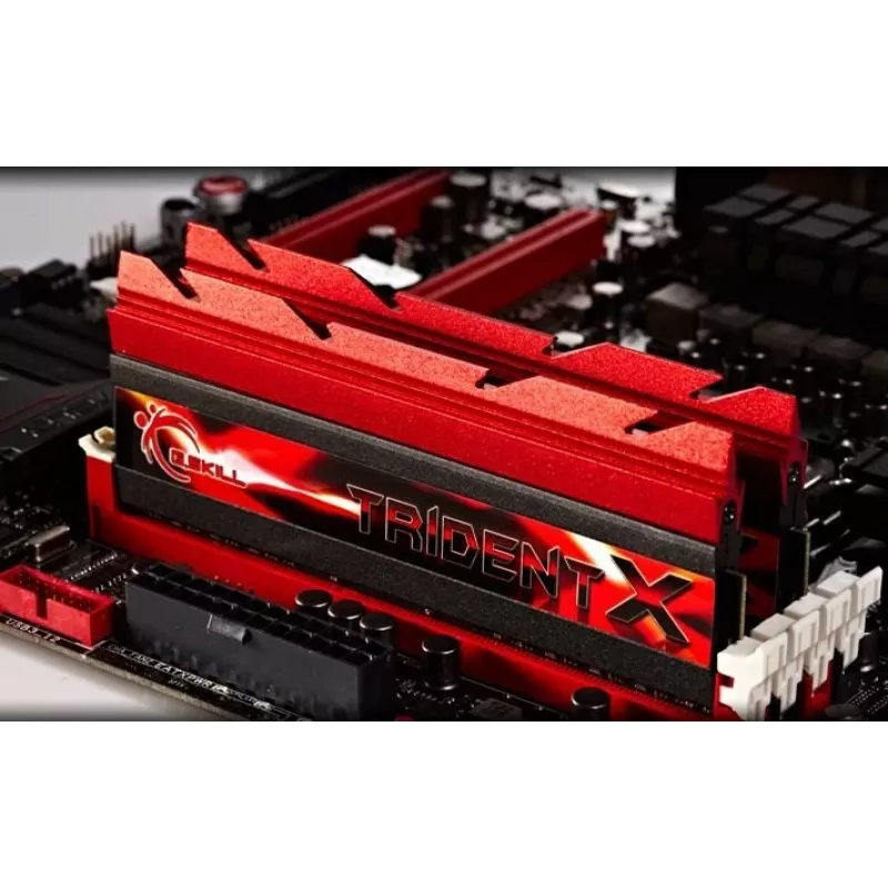 G.Skill TridentX Series - DDR3 - 16 GB : 2 X 8 GB - DIMM 240-PIN - 2400 MHz / PC3-19200 - CL10 - 1.65 V - ungepuffert - non-ECC (F3-2400C10D-16GTX)